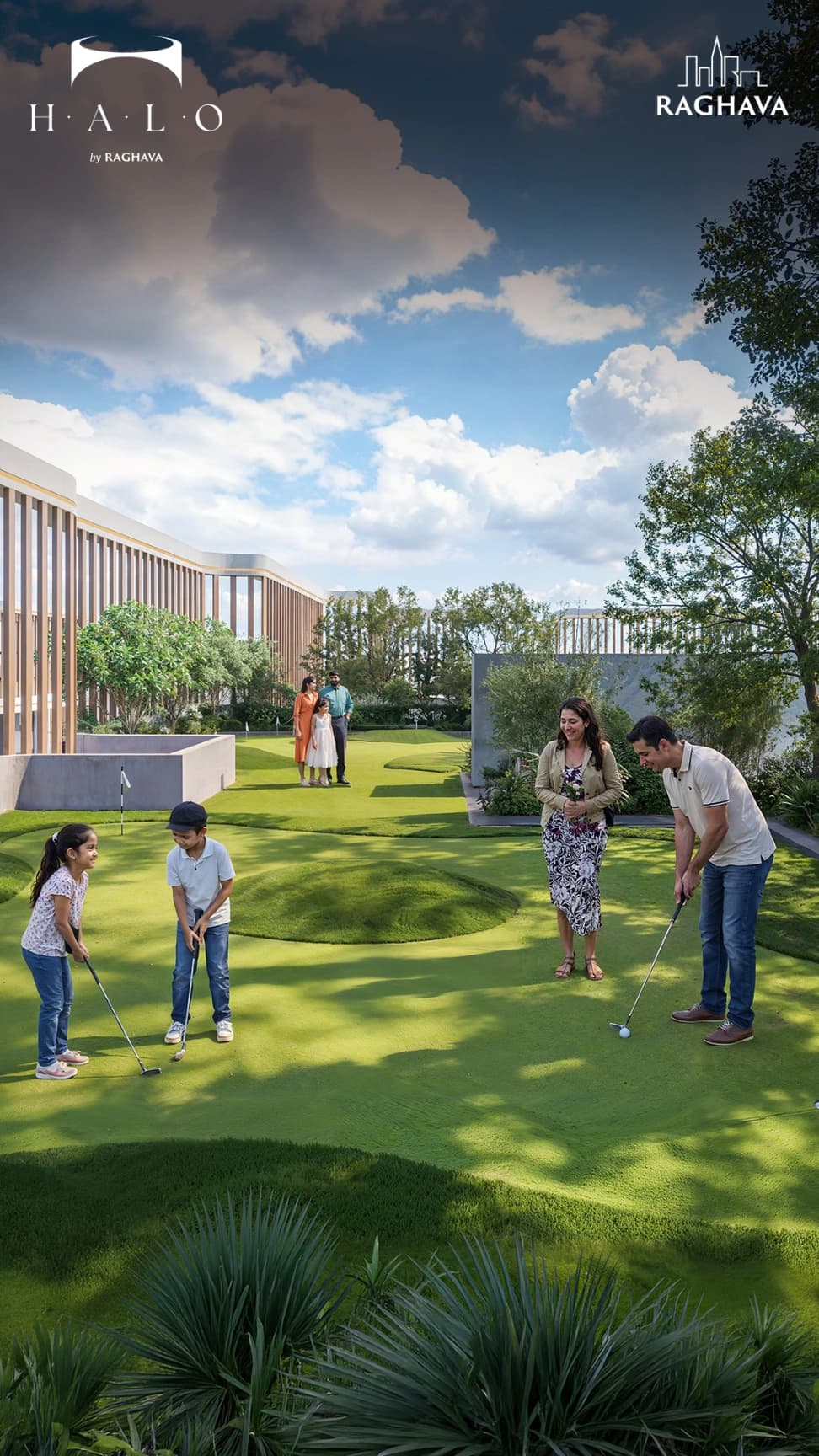 Raghava Halo — Rooftop Putting Green